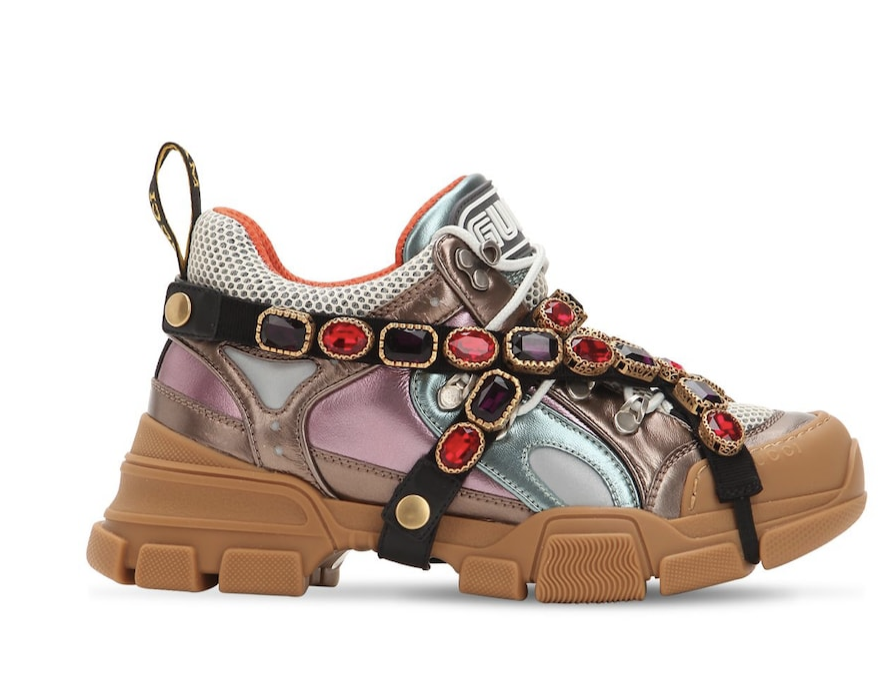 gucci flashtrek aus leder